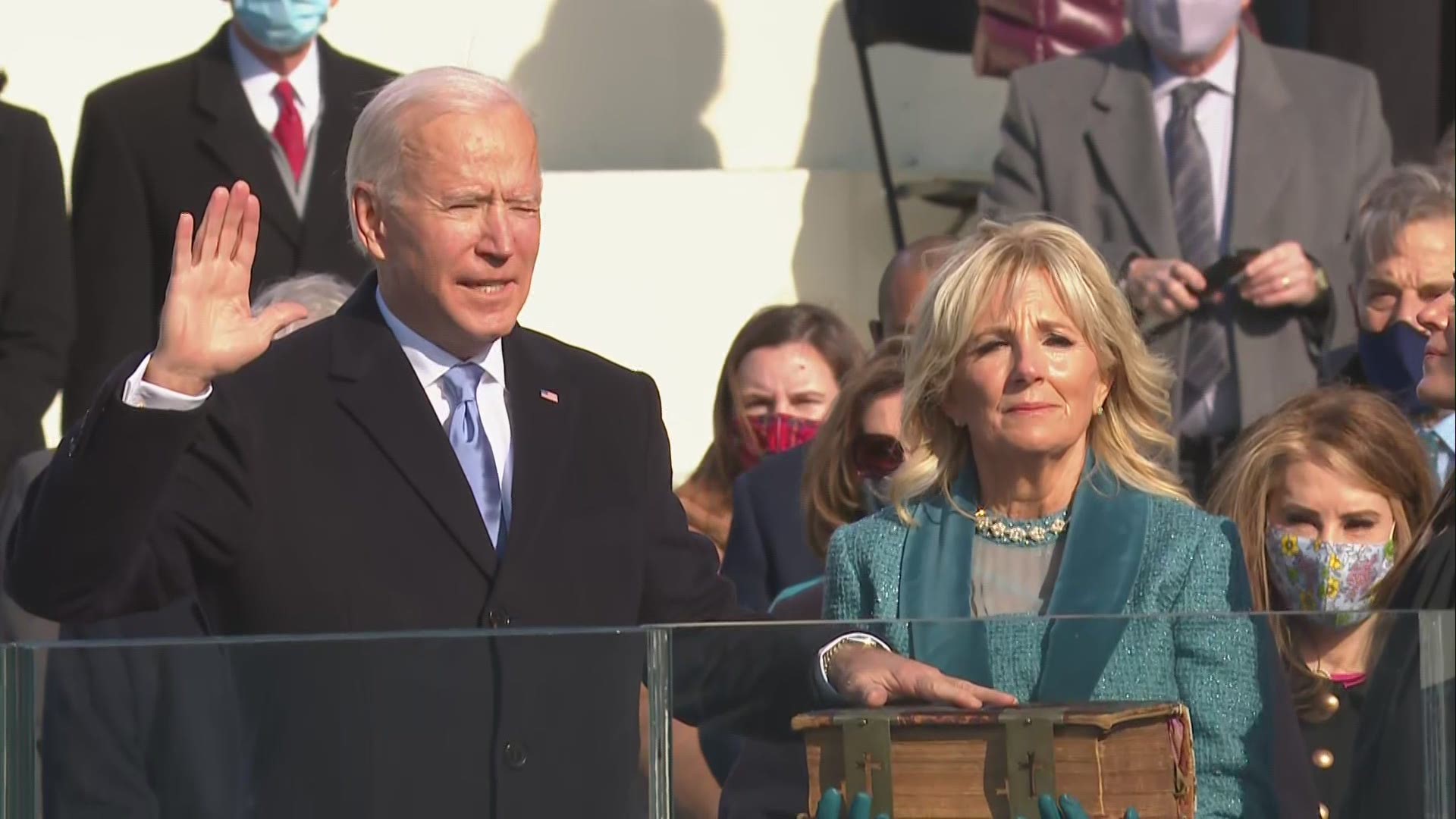 Joe Biden is officially sworn in as president of the United States.