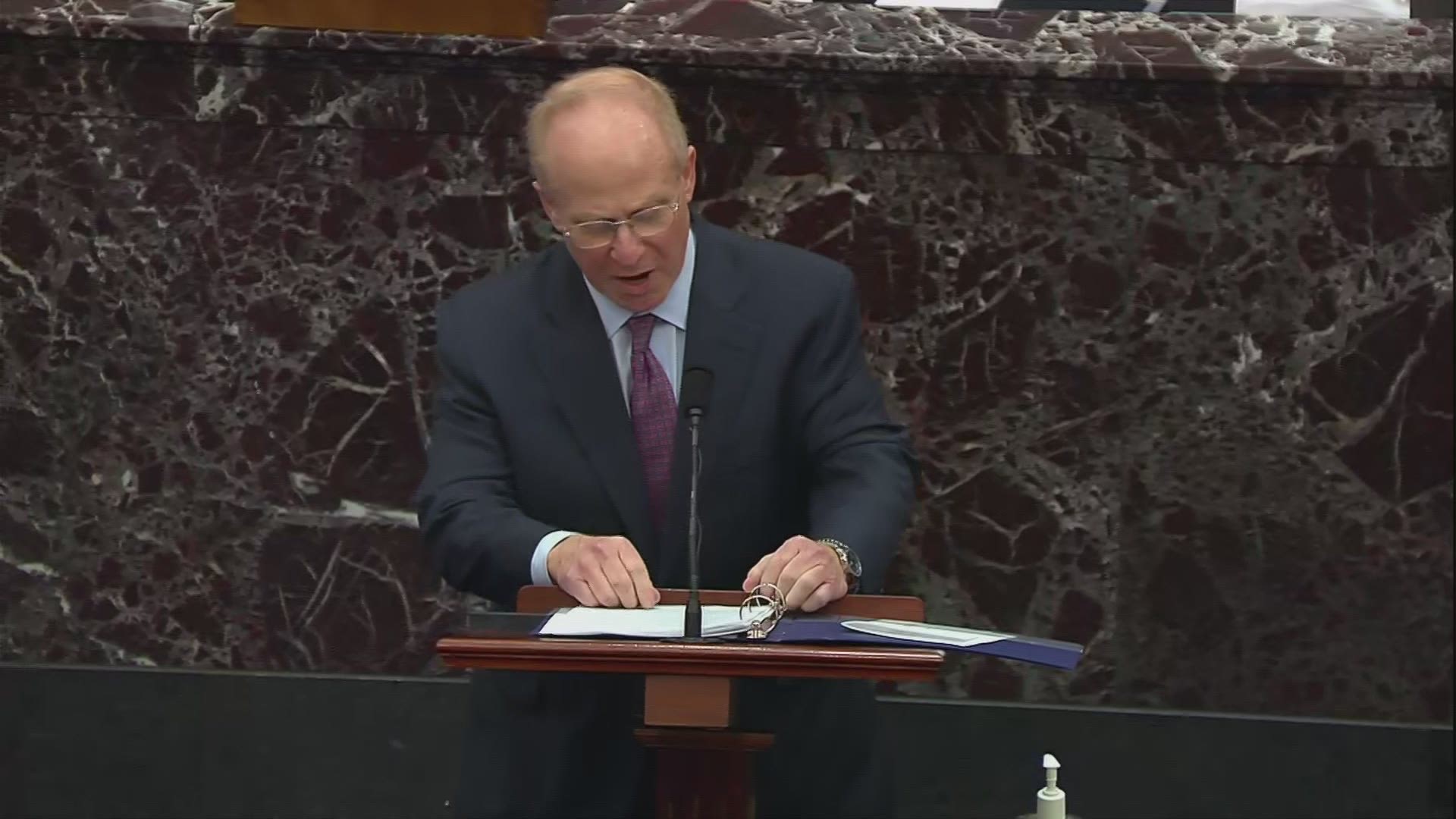 Trump lawyer David Schoen argues that former president Donald Trump should not be tried in the Senate now that he is out of office.