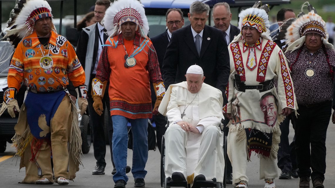Pope Francis apologizes for residential school abuses in Canada - Vimarsana News