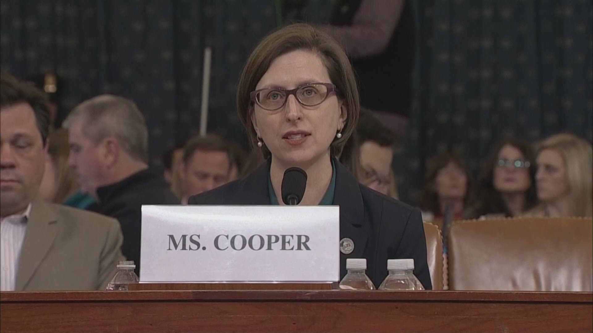 Opening remarks from Deputy Assistant Secretary of Defense Laura Cooper during her testimony Wednesday night in the impeachment inquiry.