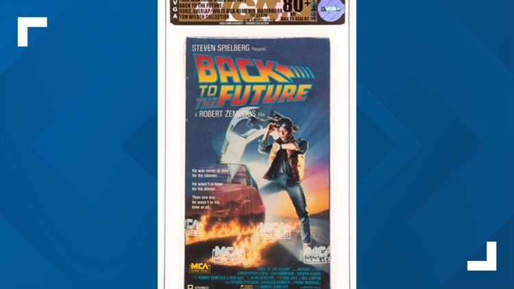 'Back to the Future' VHS sold for $75K in Dallas, setting new auction record