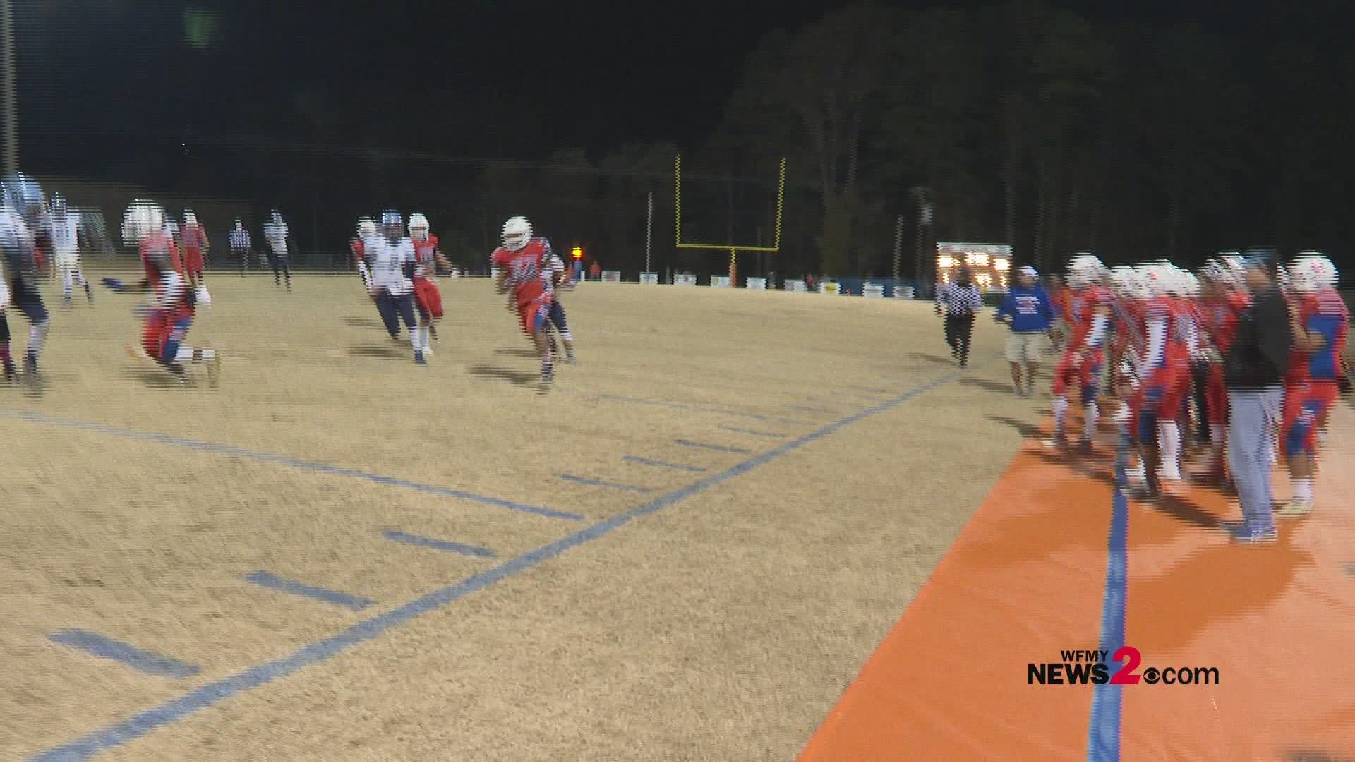 Randleman Tigers Take on East Duplin in the second round of the High School Playoffs.  They win with a final score 29-20.