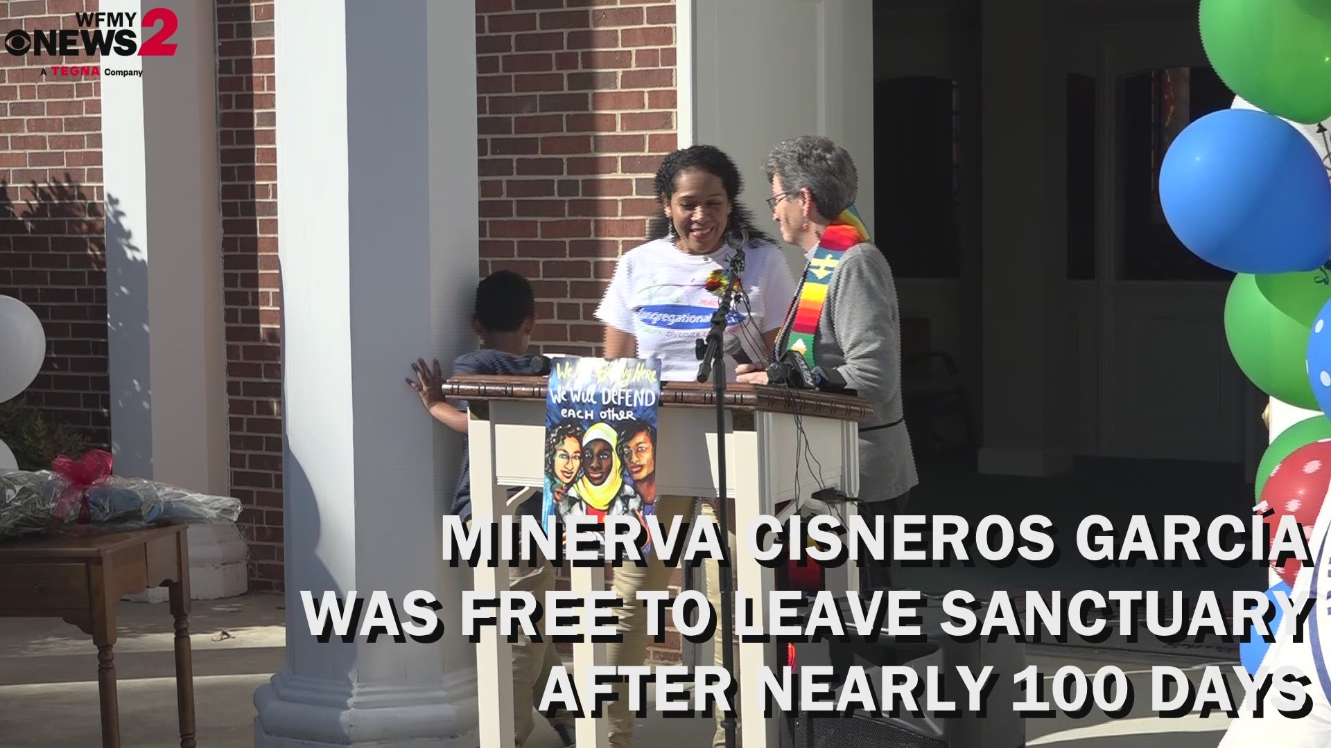 Immigrant Mother Free To Leave Sanctuary At Greensboro Church