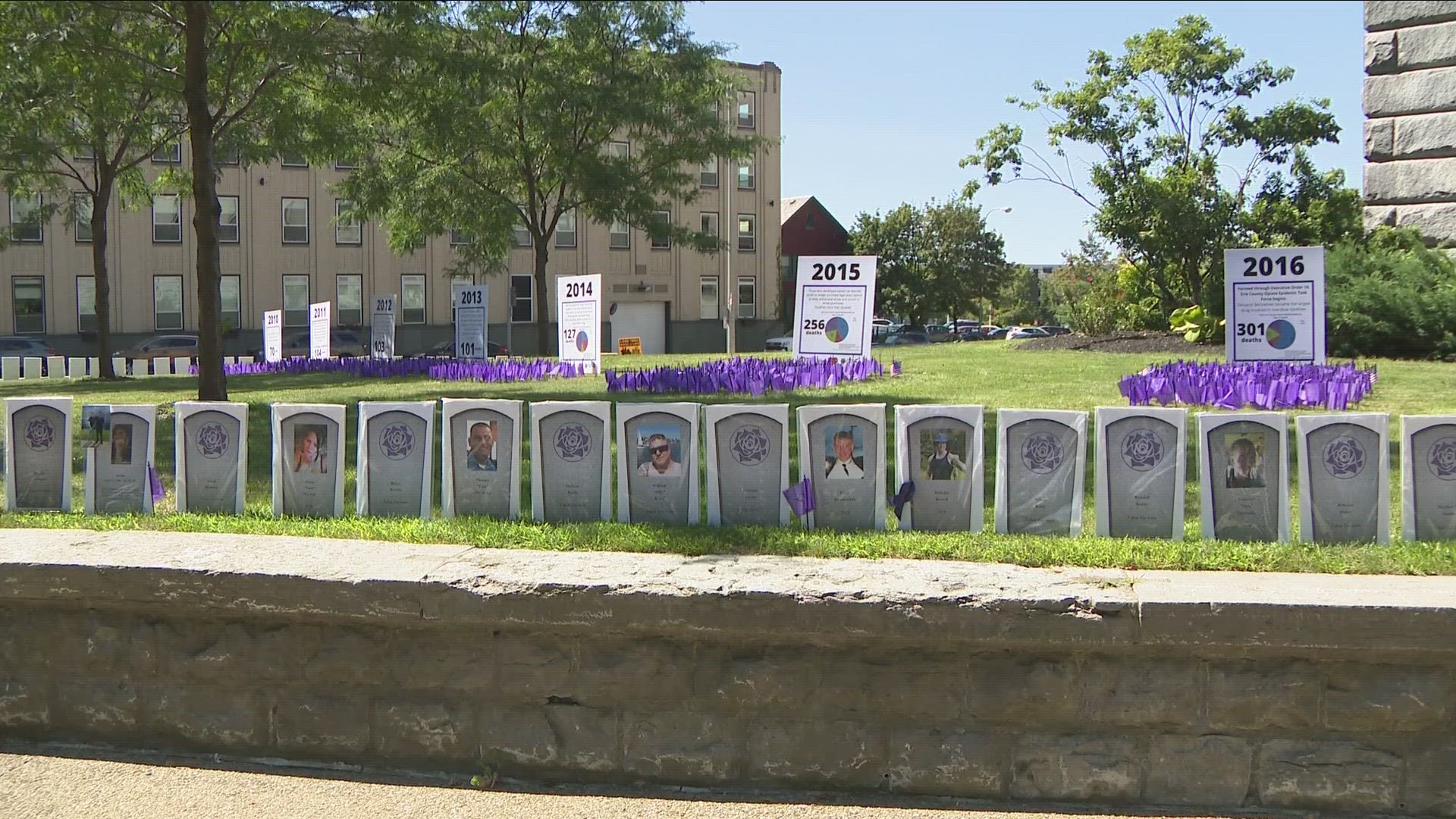 Local remembrances on International overdose awareness day