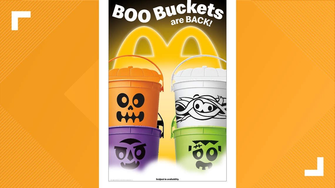 Mcdonald'S Happy Meal Halloween Buckets 2024 Dates Dedra Evaleen