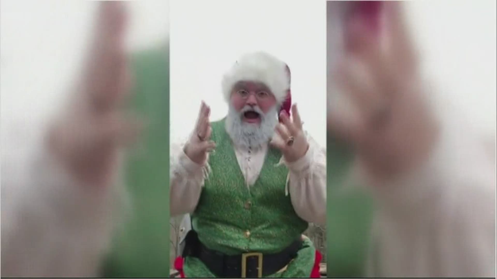 Jarod Mills wanted to make sure that kids who use sign language to communicate got a special message from Santa Claus. The result is pure Christmas cheer.