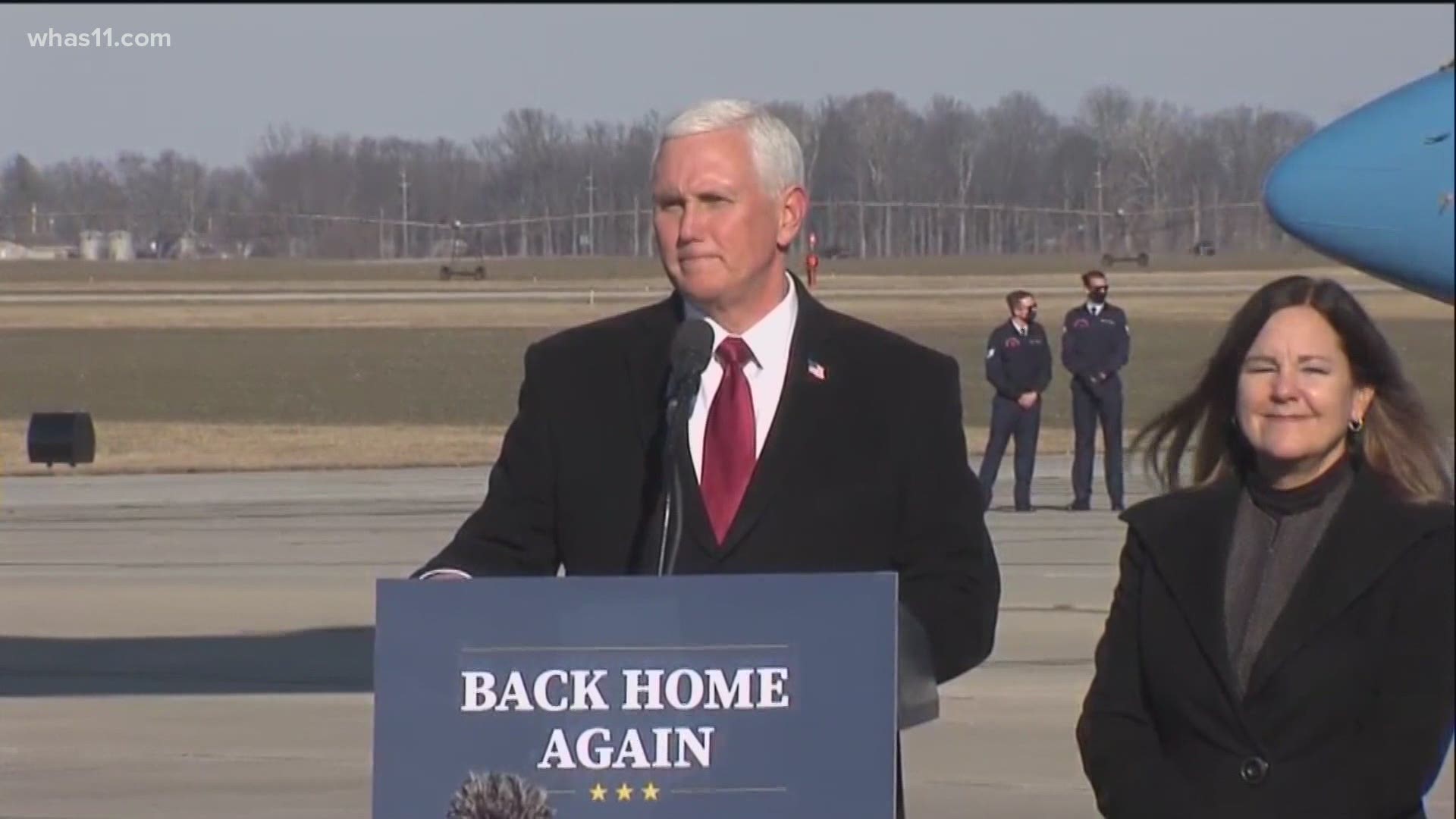 The former vice president announced he and his wife, Karen, will be moving back to Indiana in the summer.