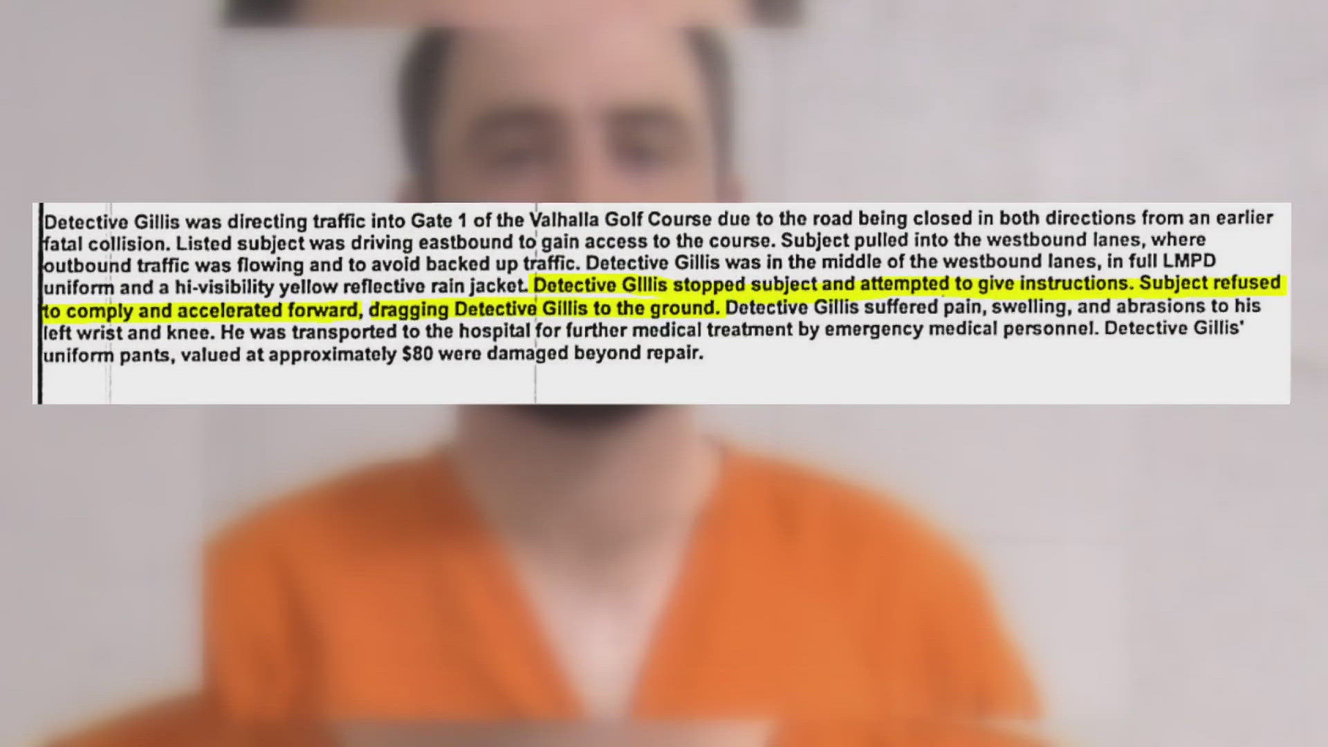 The LMPD detective involved in the arrest in the World's No. 1 golfer did not have a body camera or didn't have it turned on at the time of Scheffler's arrest.