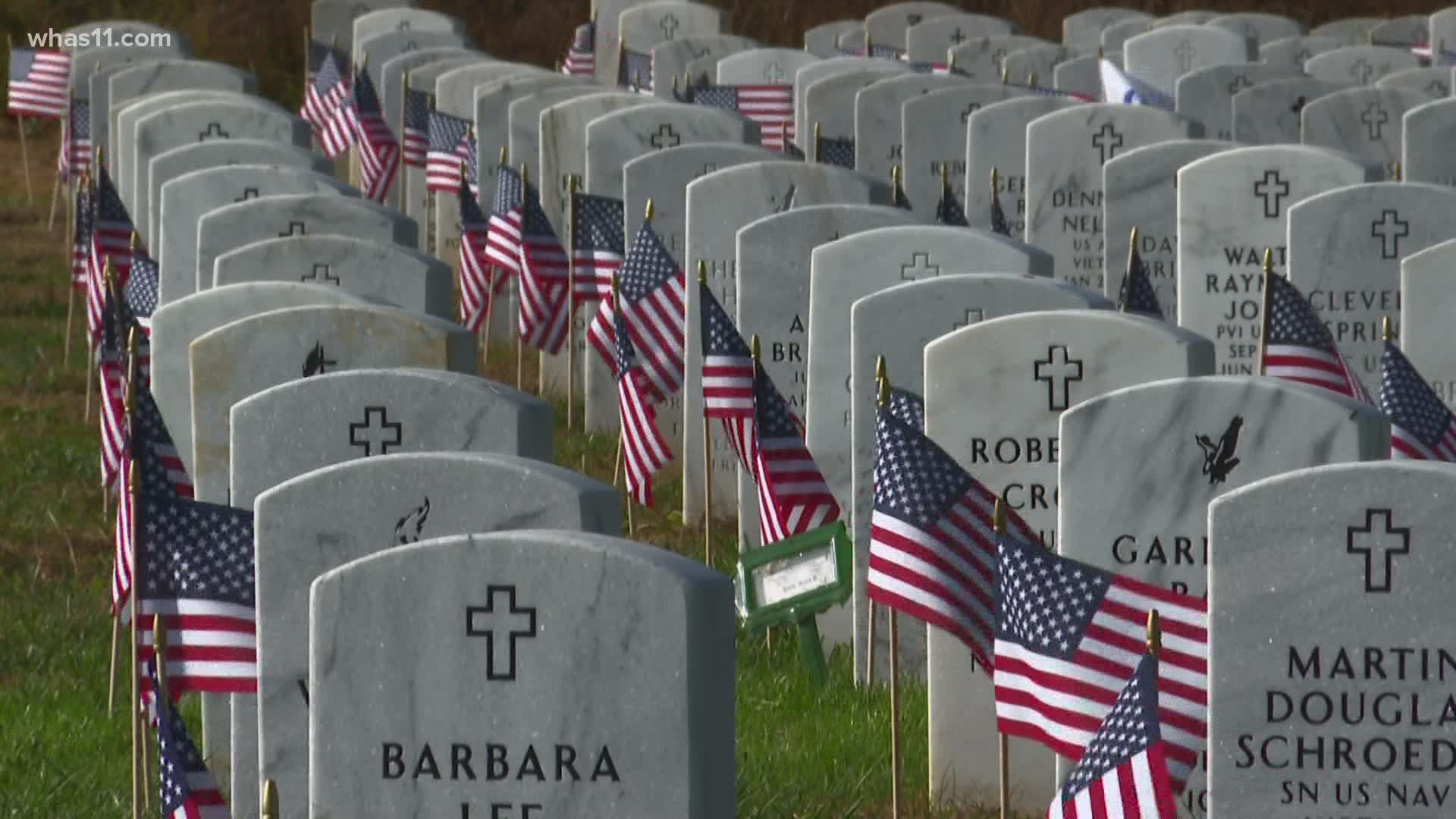 Sixty-five veterans who died earlier in the year received their military funeral honors in Radcliff.