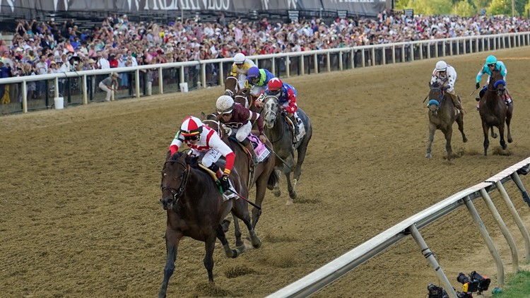 Filly Secret Oath runs hard to finish fourth in Preakness