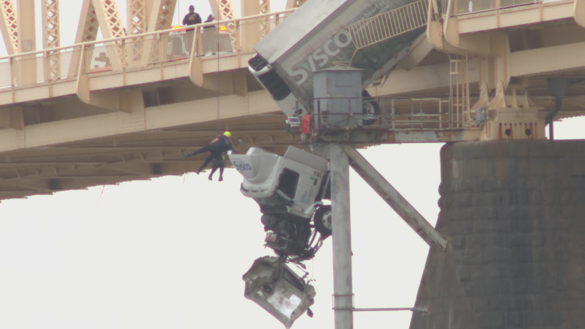 Louisville bridge accident Meet the hero who saved semi driver