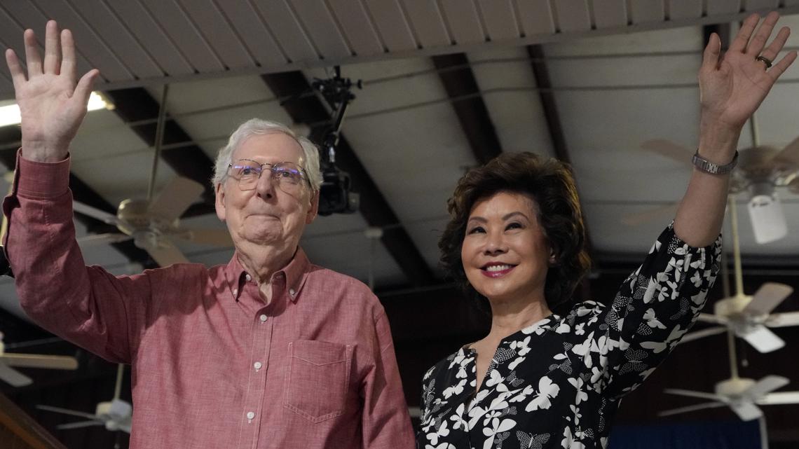 Mitch McConnell's wife, Elaine Chao, issues statement amid U.S. senator's hospitalization