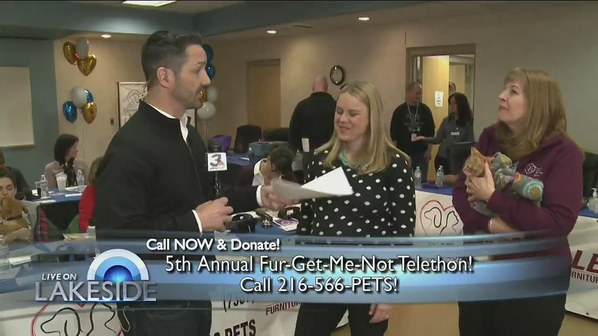 Kristen Fitchko Judy Hunter- Levin Furniture Sponsoring 5th Annual  Fur-Get-Me-Not Telethon 3.18.16 | wkyc.com