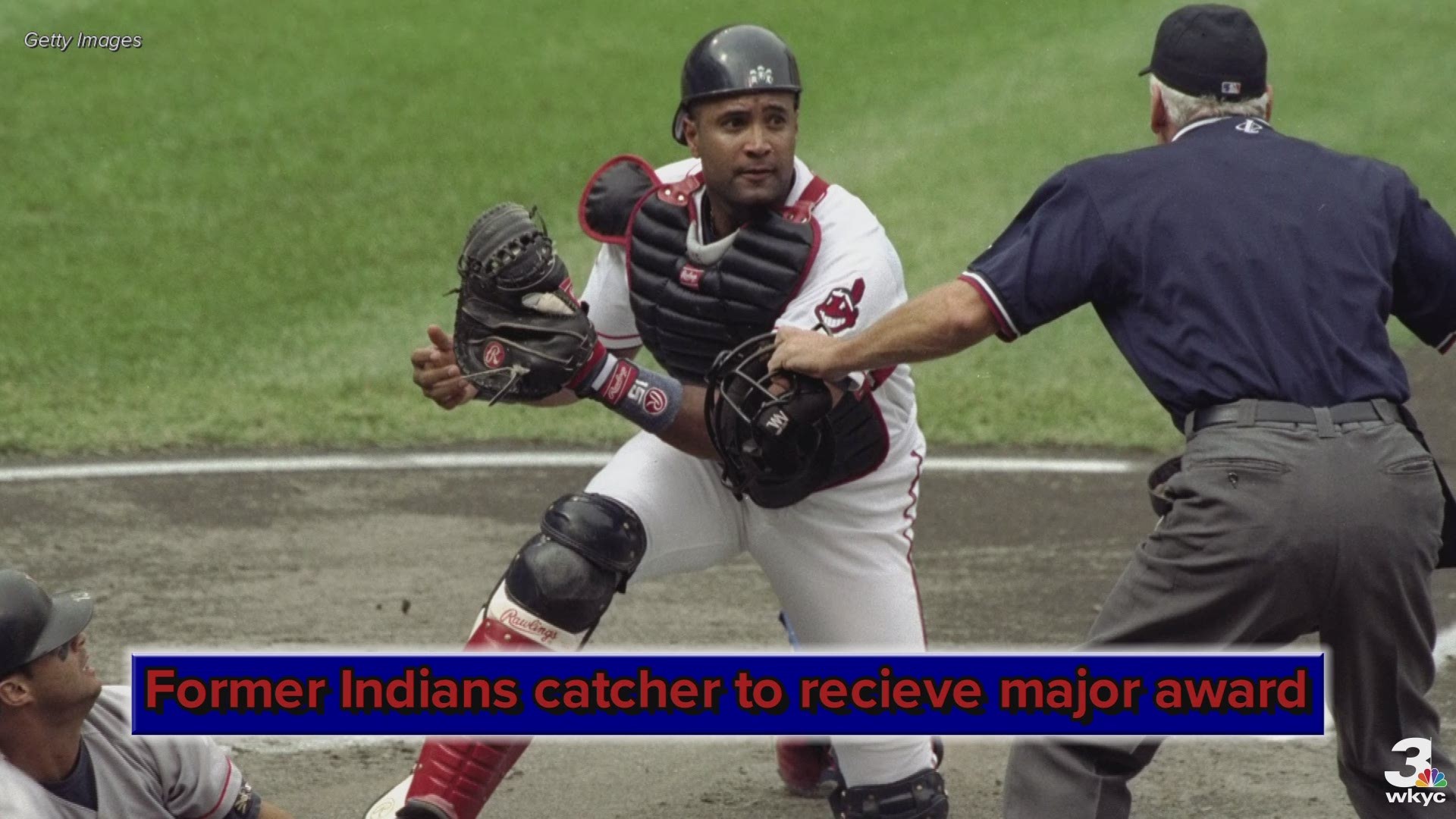 Catcher Sandy Alomar of the Cleveland Indians wears a helmet equipped  News Photo - Getty Images
