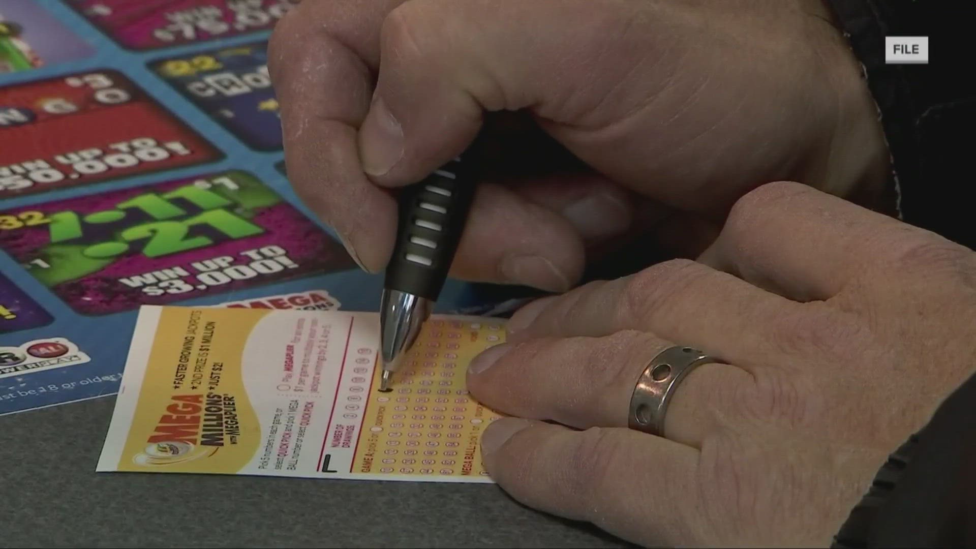 Monday's jackpot ranks as the game's third largest prize, and the seventh largest in U.S. lottery history.