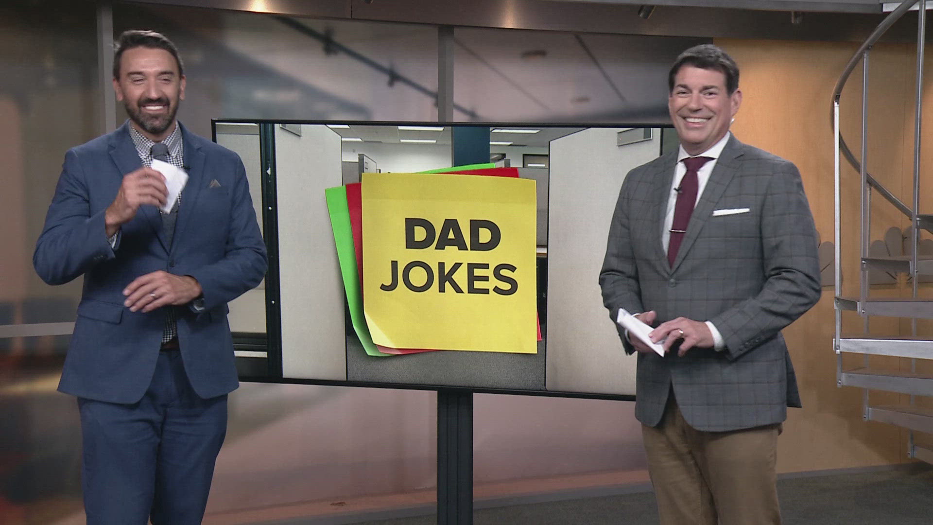 Why did the pirate couple get a divorce? Watch these dad jokes with 3News' Matt Wintz and Dave Chudowsky at WKYC Studios in Cleveland.