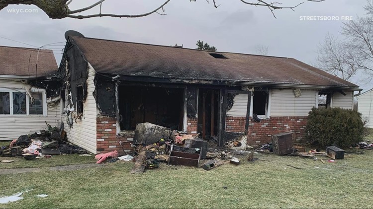 Estimated $100,000 in damage reported after fire inside of a Streetsboro home