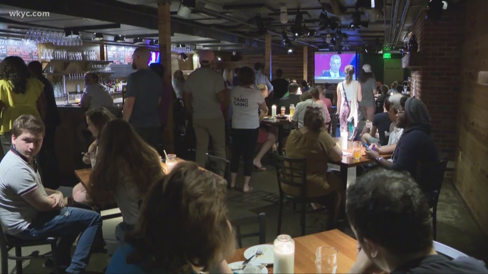 Our Tiffany Tarpley visited Market Garden Brewery in Ohio City to see what viewers thought of the first presidential debate of the 2020 campaign