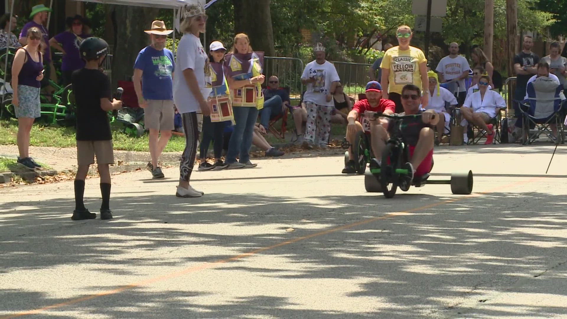 3News' Dave Chudowsky hosted the 12th annual Big Wheel Relay on Saturday. The event raised over $64,000.