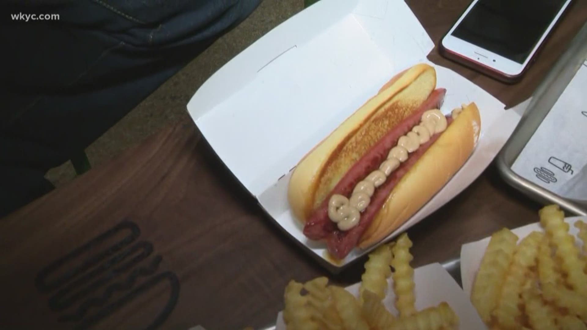 June 20, 2019: You can't have a hot dog in Cleveland without Bertman's ballpark mustard. It's a condiment Shake Shack has adopted at all of its Cleveland-area locations, including the new restaurant opening downtown at 601 Euclid Avenue.