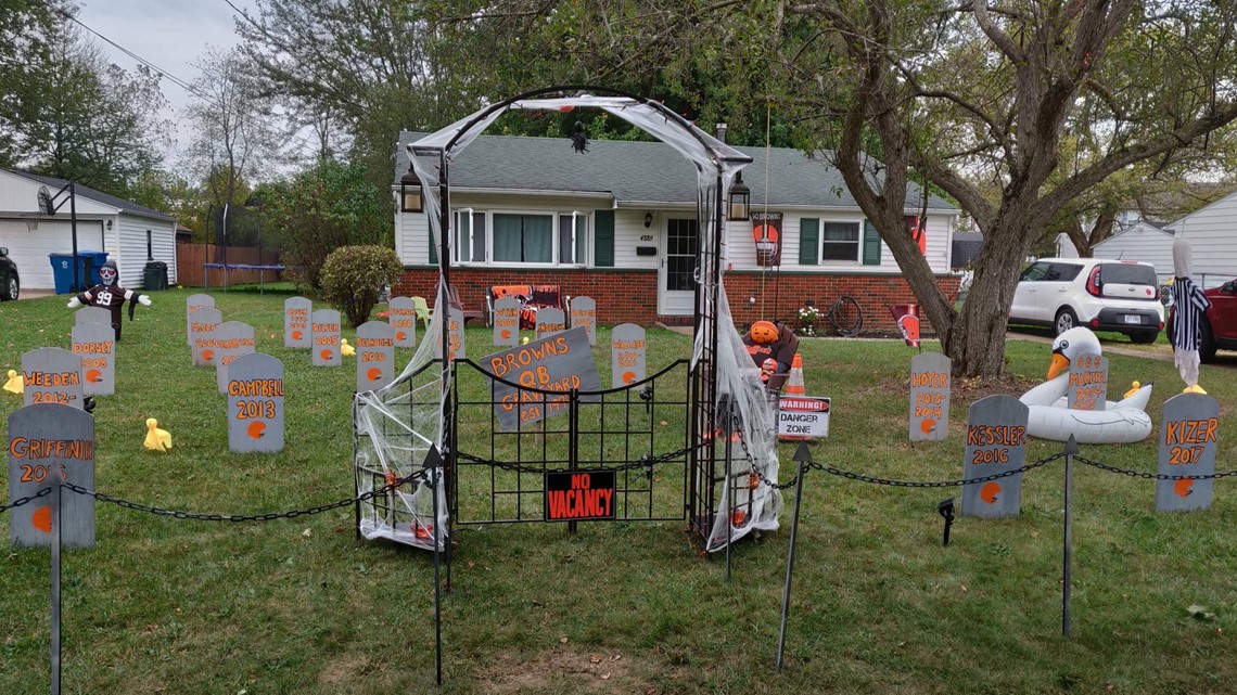 The Cleveland Browns QB graveyard is back for Halloween | wkyc.com