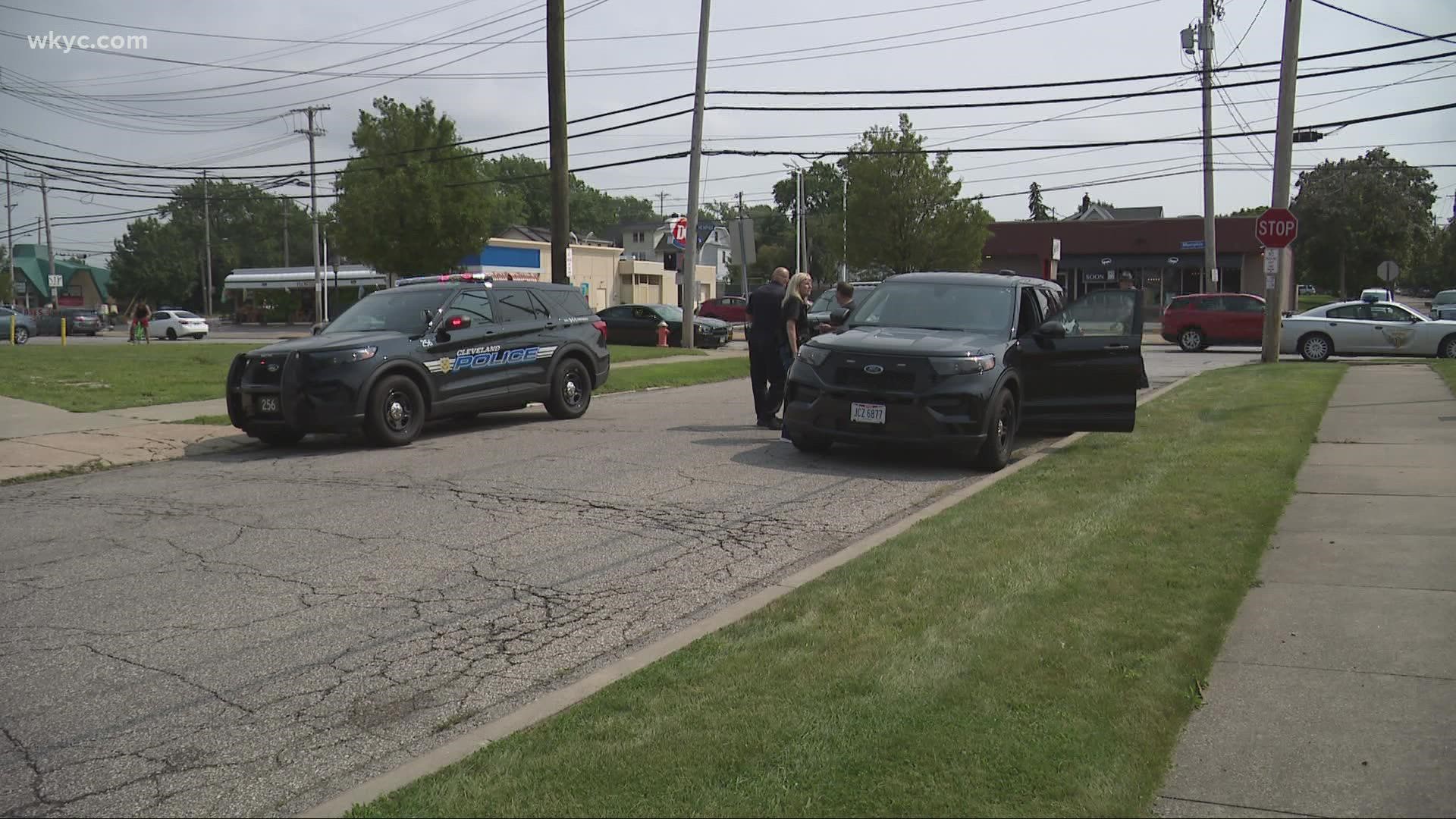 The Cleveland Police Department is investigating a hit-and run that injured two officers on Tuesday.
