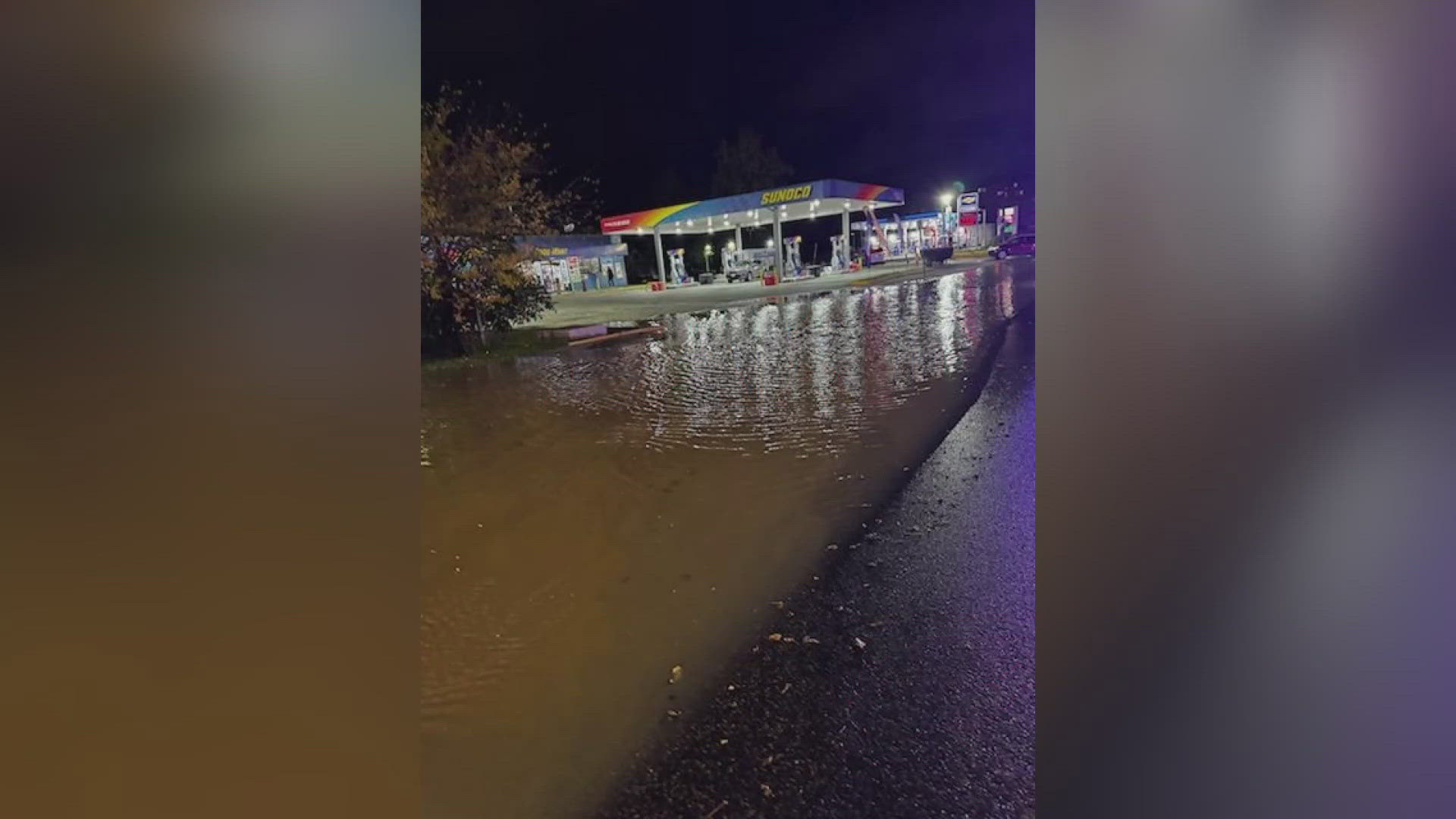 According to Acting Police Chief Kenneth Lundy, the water main break happened near the intersection of Euclid Avenue and Shaw Avenue. 