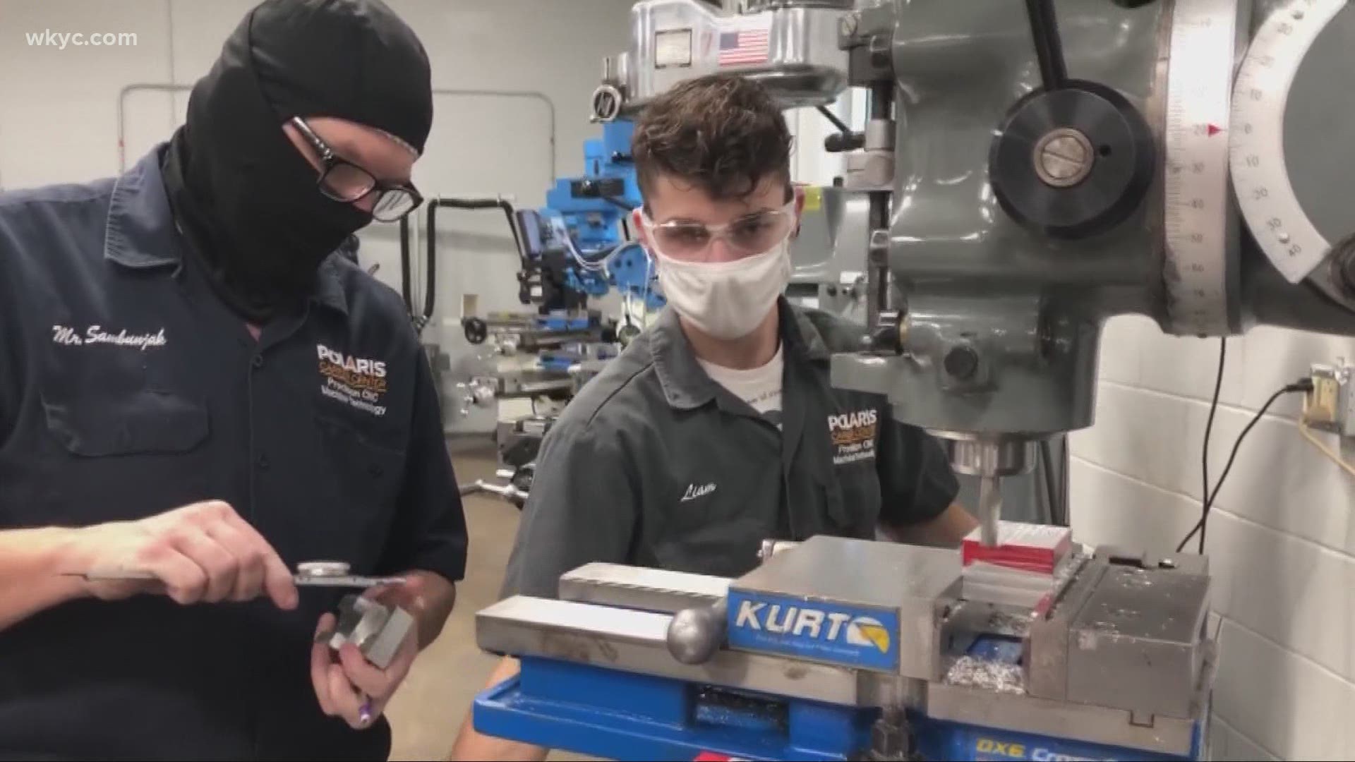 Feb. 19, 2021: Tony Sambunjak is one of those teachers you never forget. The precision machining instructor at Polaris Career Center is getting some big support.