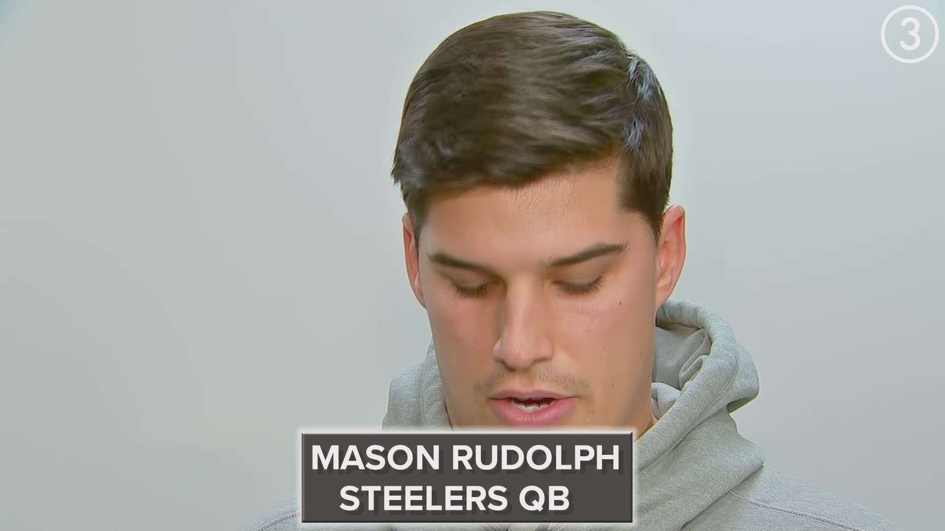 Pittsburgh Steelers quarterback Mason Rudolph: ‘I definitely didn’t say anything that escalated’ the incident with Cleveland Browns defensive end Myles Garrett.