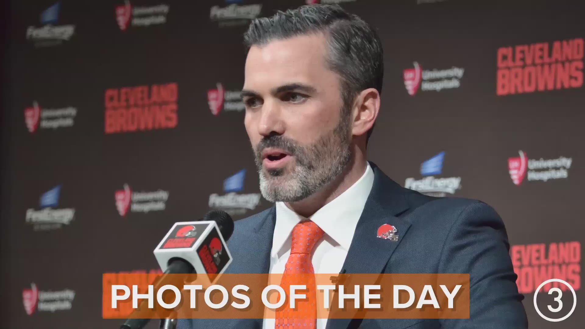 Photos of the day from FirstEnergy Stadium!  The Cleveland Browns introduce their new head coach Kevin Stefanski.