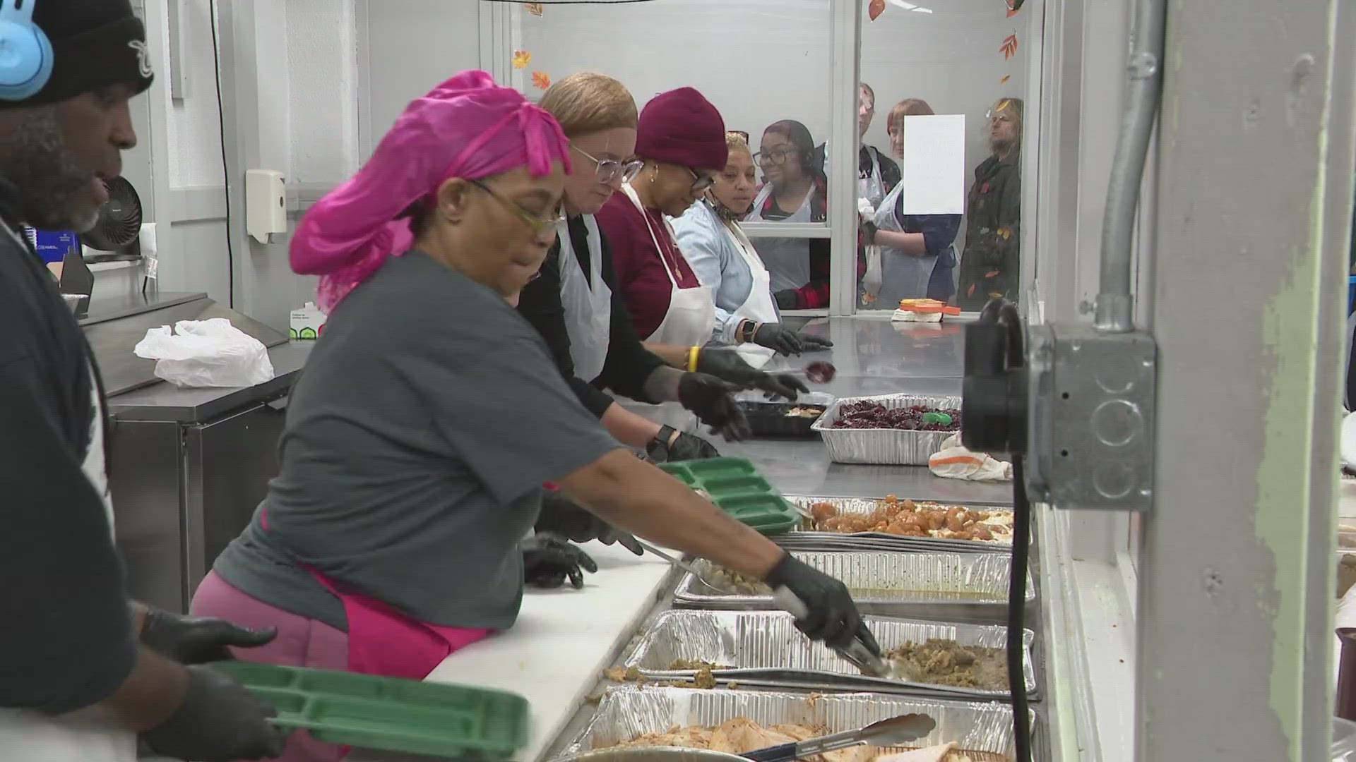 The church along with Catholic Charities is anticipating giving out 15,000 meals for the holiday.