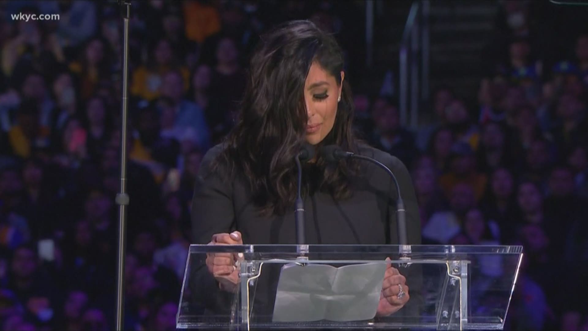 Vanessa Bryant, Kobe's widow and Gianna's mother, spoke on camera for the first time since the helicopter crash last month. She spoke on their bond.