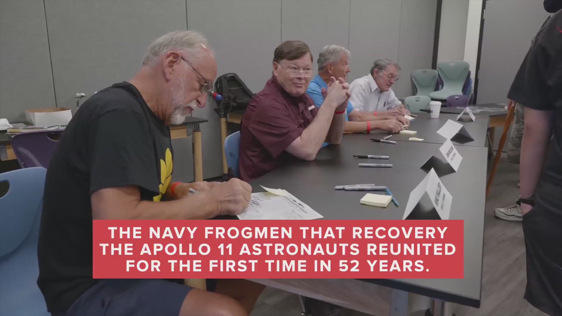 The reunion took place in Neil Armstrong’s hometown of Wapakoneta, Ohio.