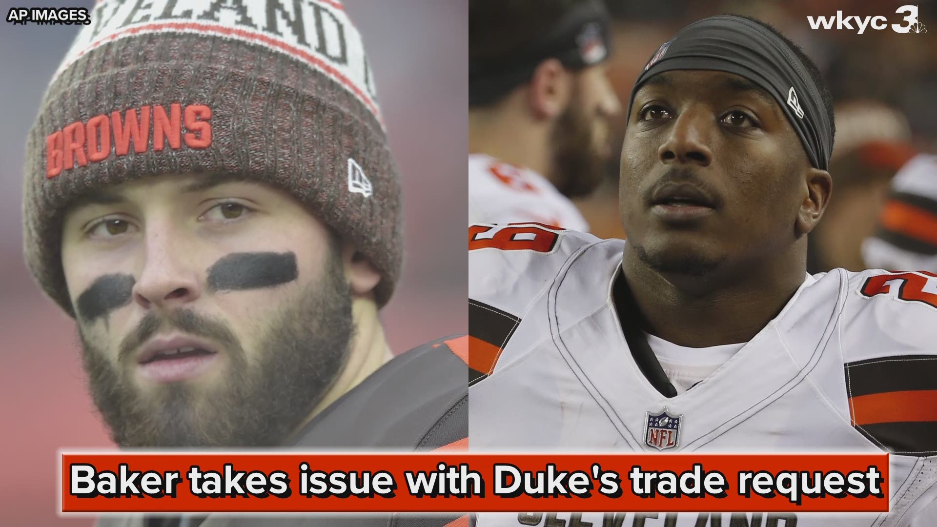 On Tuesday, Cleveland Browns quarterback Baker Mayfield made it clear he took issue with the way running back Duke Johnson handled his trade request from the team.
