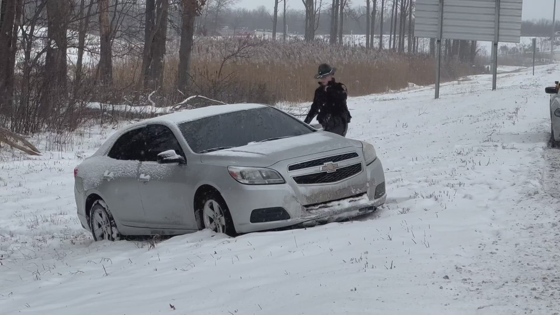By 6 p.m. Friday, the patrol reported 14 crashes in Cuyahoga County, 16 crashes in Lorain County, and seven more in Medina and Summit counties combined.