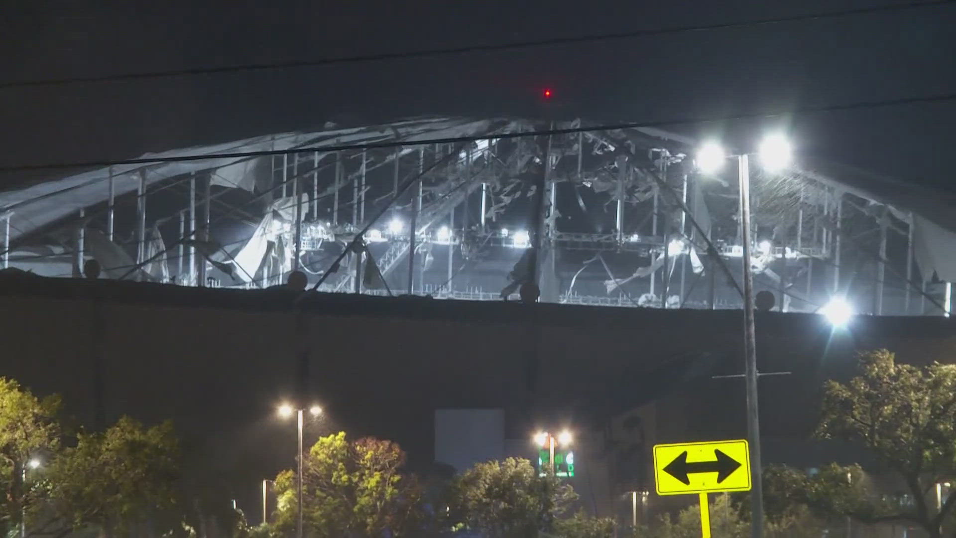 Hurricane Milton brought devastating rains and damaging winds through the Tampa Bay area, including the iconic Tropicana Field.