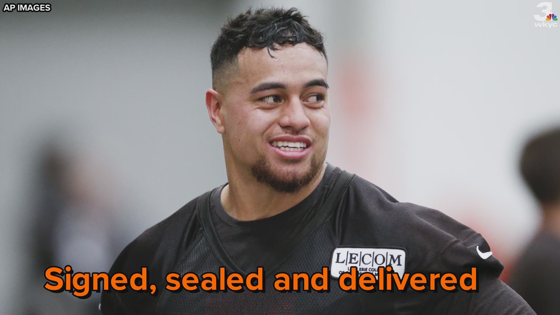 After signing third-round linebacker Sione Takitaki, the Cleveland Browns have now inked their entire 2019 NFL Draft class.