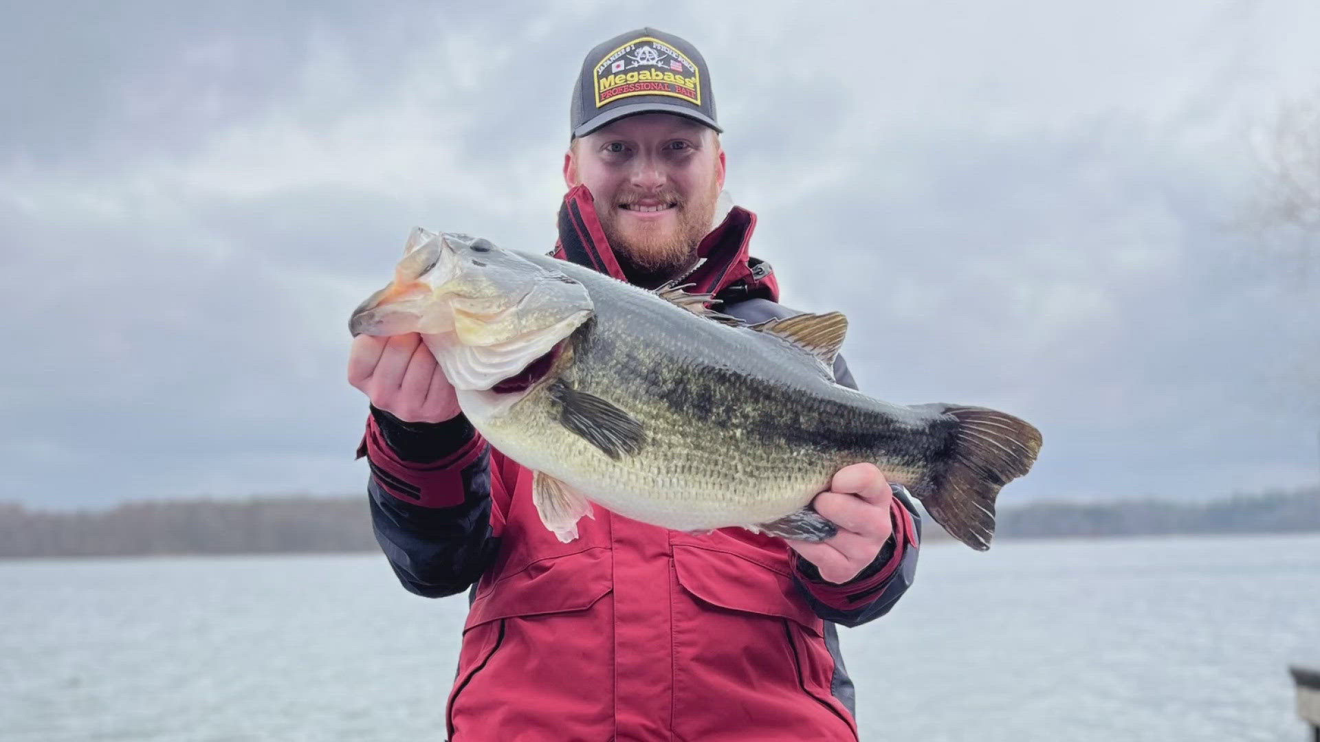 Will Lutes caught the 9-pound, 3-ounce largemouth bass while fishing at the Nimisila Reservoir in the Summit Metro Parks.