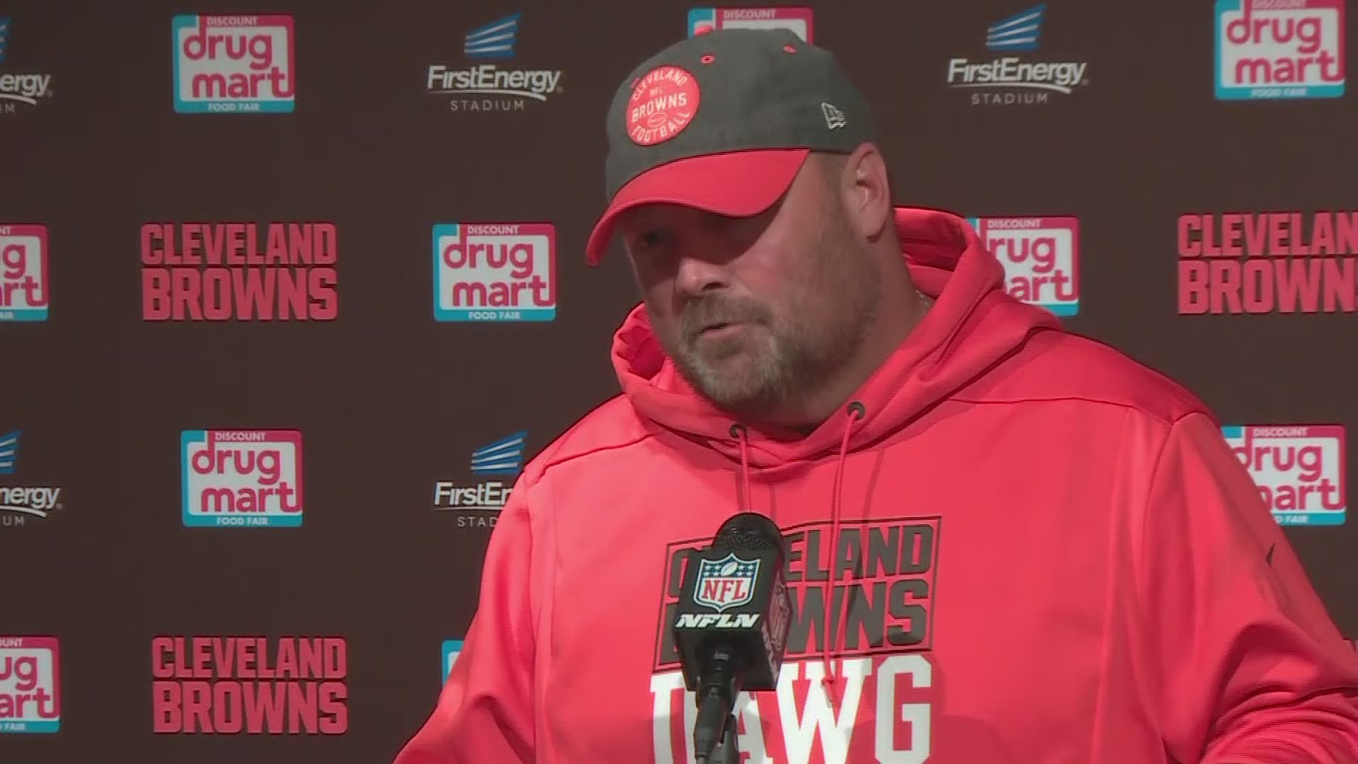 Cleveland Browns head coach Freddie Kitchens didn't shy away from the criticism following his team's 20-13 loss to the Los Angeles Rams on Sunday.