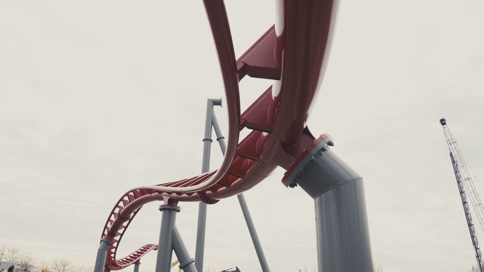 Here's a look at construction of the Siren's Curse roller coaster at Cedar Point, which will open during the 2025 season.