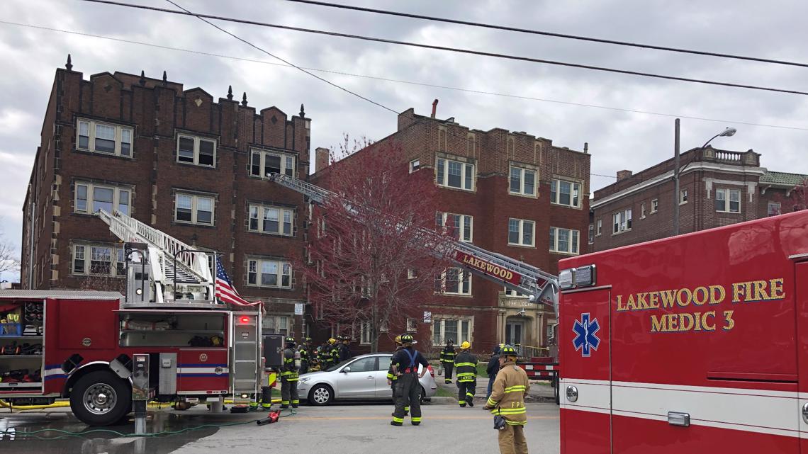 Crews respond to fire at apartments in Lakewood