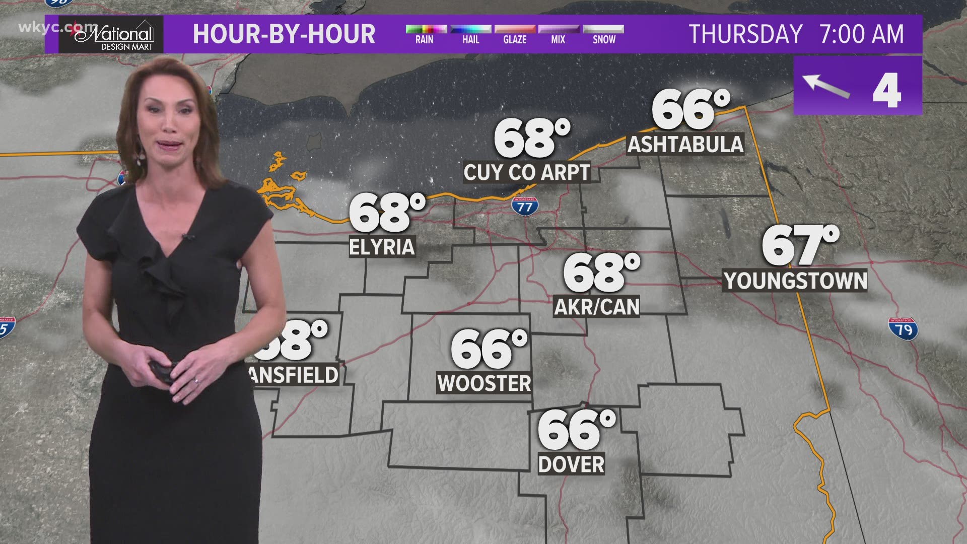 Betsy Kling has what to expect overnight and into the morning in her extended forecast.