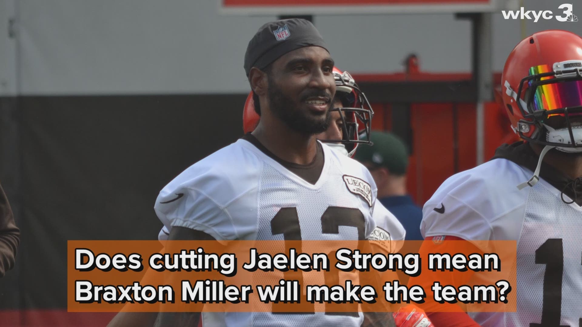 On Tuesday, the Cleveland Browns announced they have waived wide receiver Jaelen Strong, potentially opening the door for the team to keep Braxton Miller.  Final cuts are Saturday by 4:00 pm.