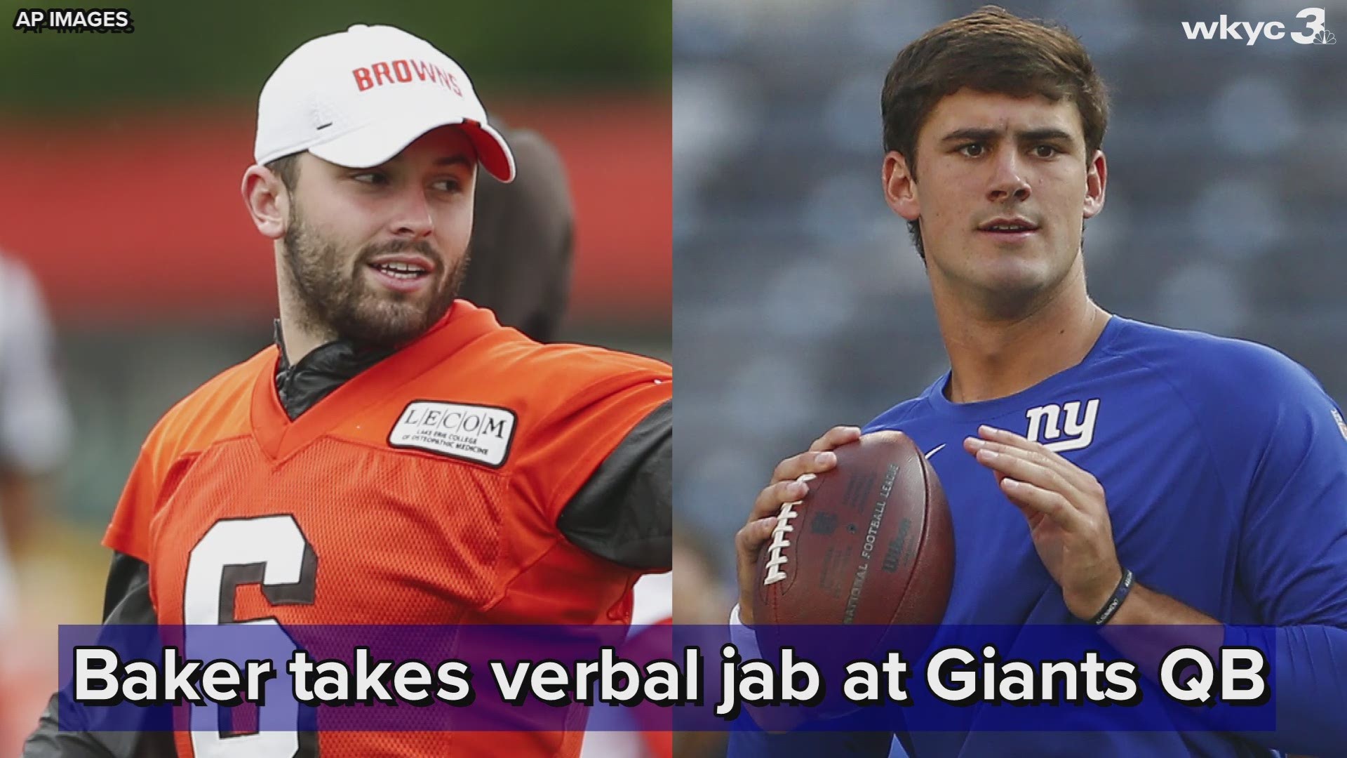 In an interview with GQ, Cleveland Browns quarterback Baker Mayfield said it 'blows my mind' that the New York Giants drafted Daniel Jones.