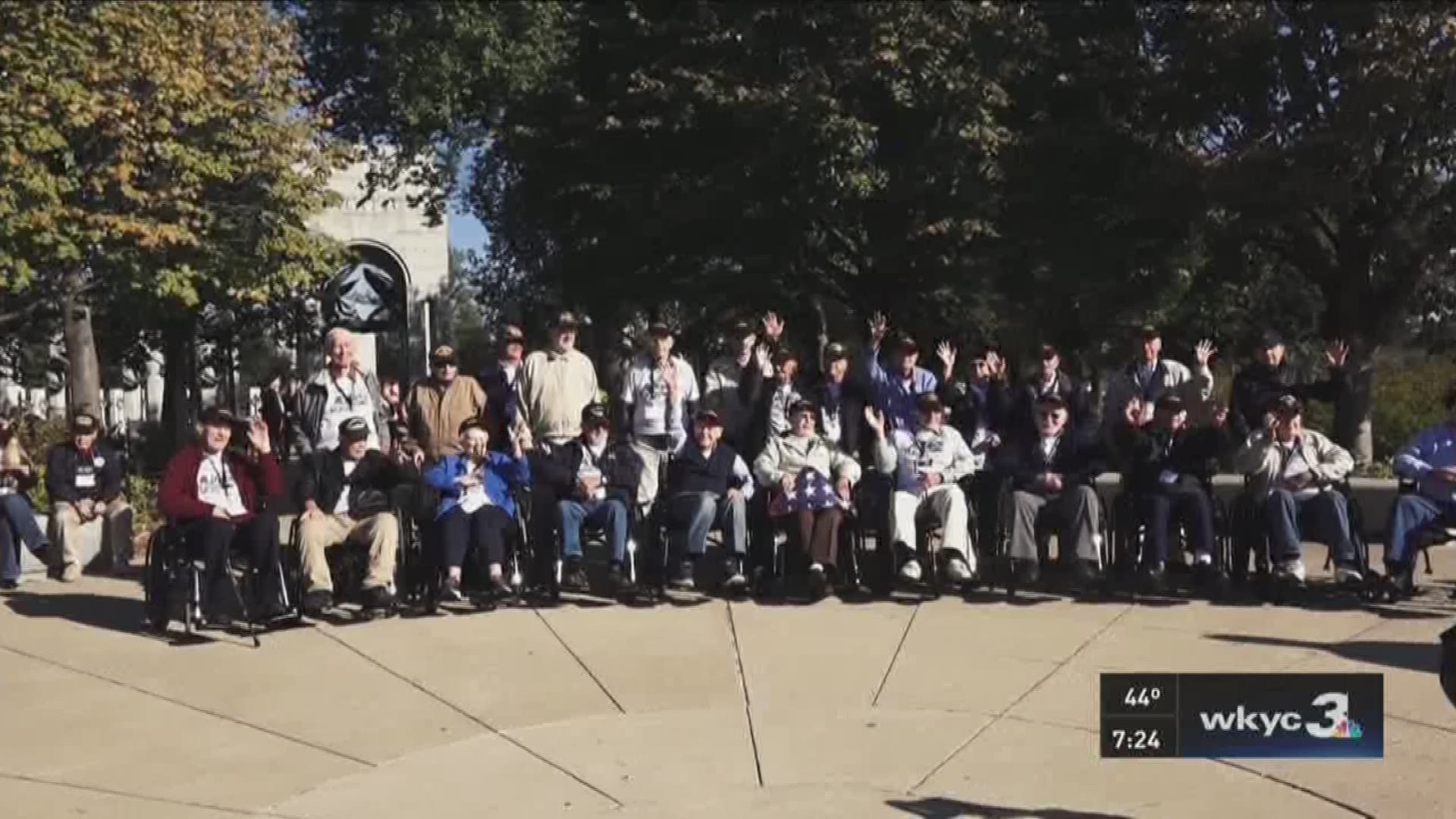 Honor Flight pays tribute to veterans