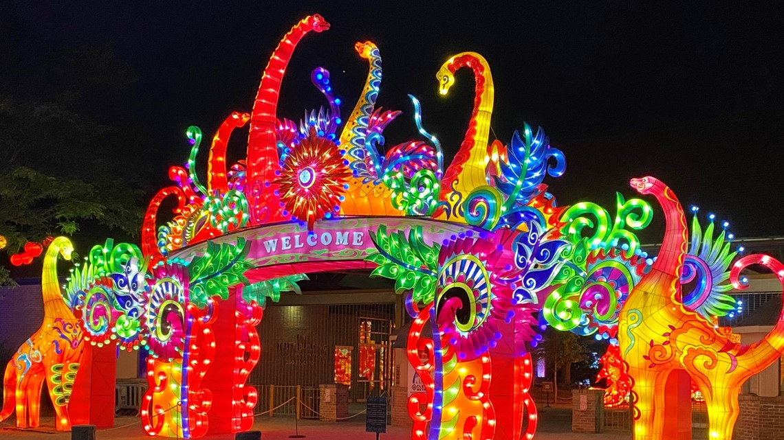 Cleveland Zoo Asian Lantern Festival New drivethrough option