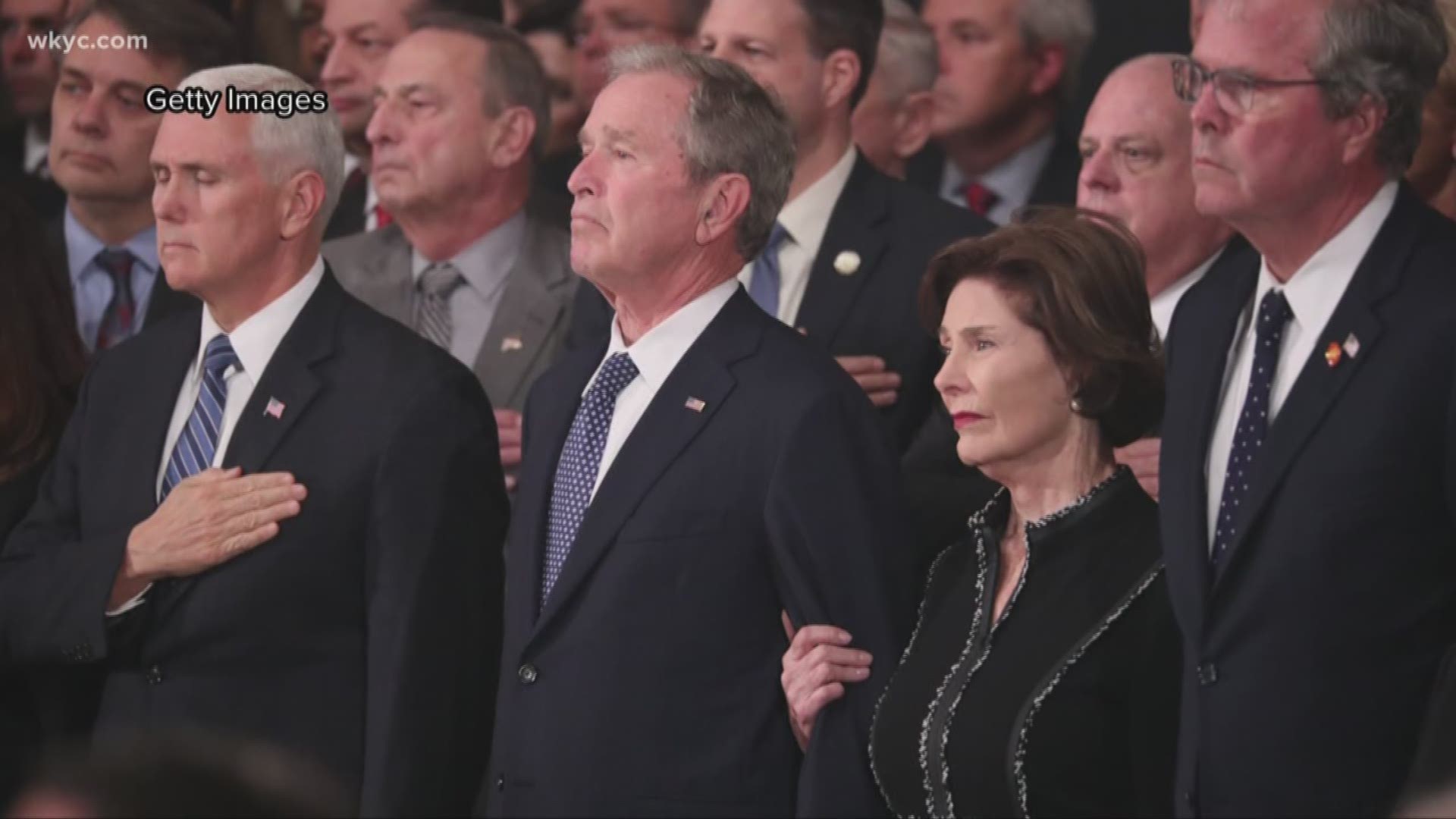 President George H.W. Bush honored at US Capitol as Americans say goodbye