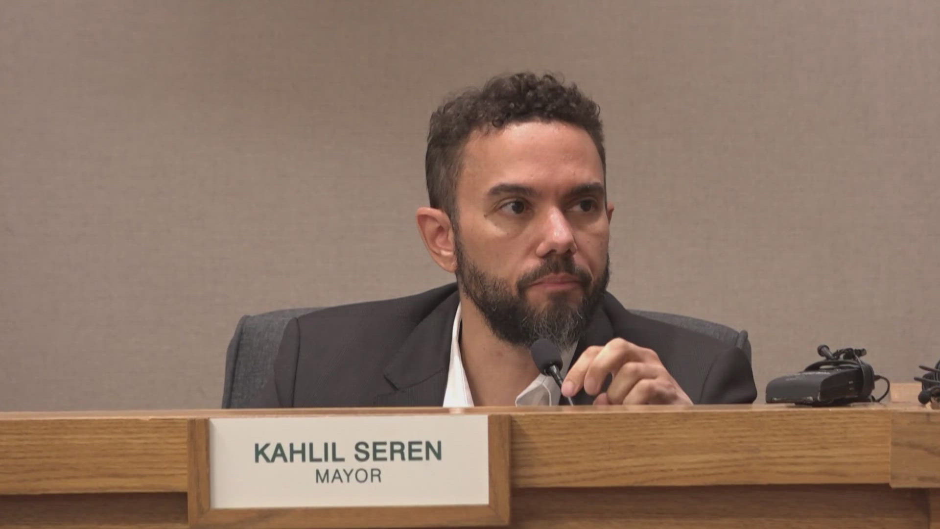 "Mayor Seren, he really needs to check his wife. He really does," area activist Lawrence Hill said. "She doesn't have any place around here in this place."
