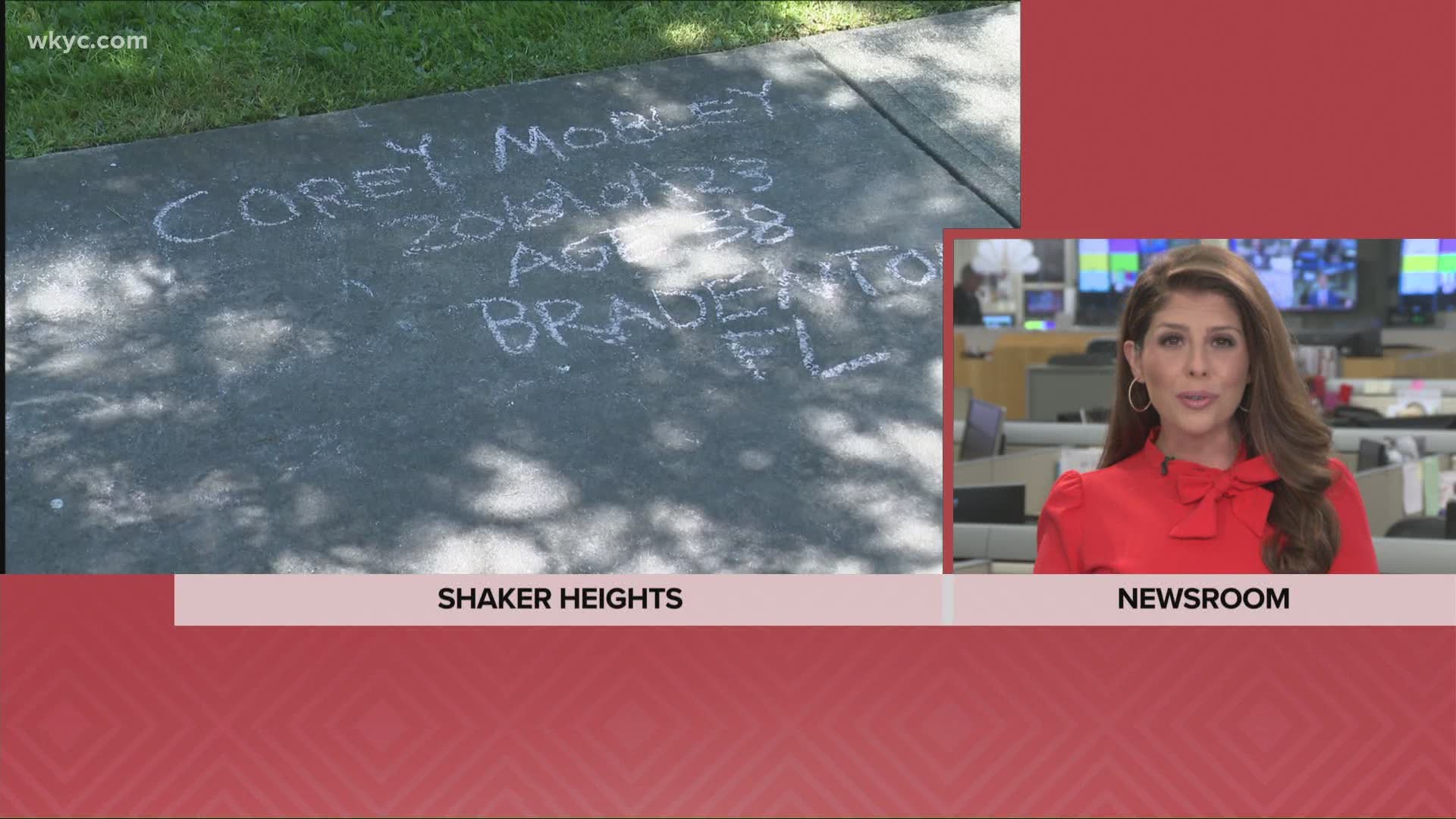 A local community   is using sidewalk chalk to honor those who have been killed at the hands of police officers. The people in Shaker want their legacy to live on.