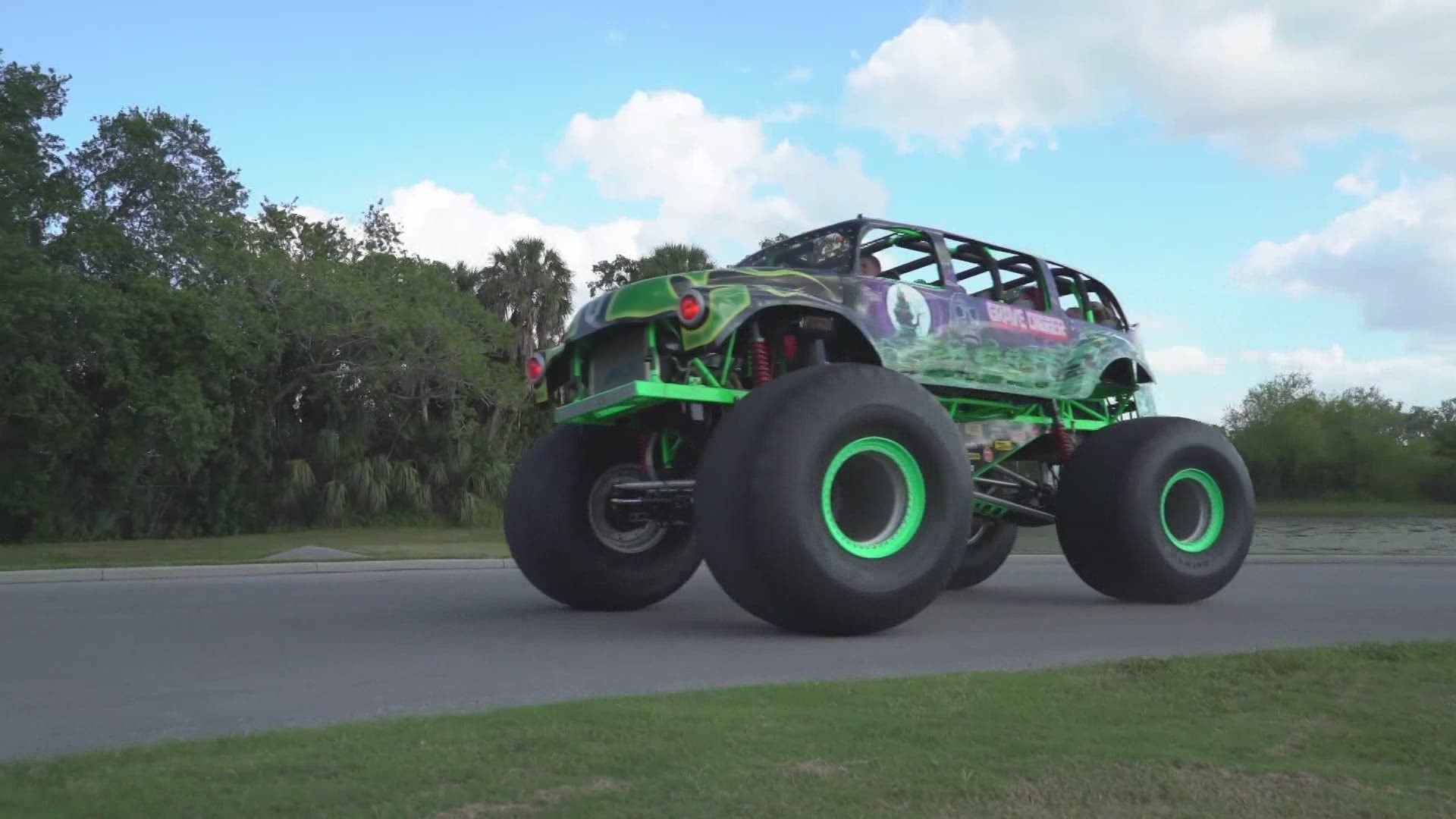 Cedar Points' newest thrill is riding in real Monster Jam trucks